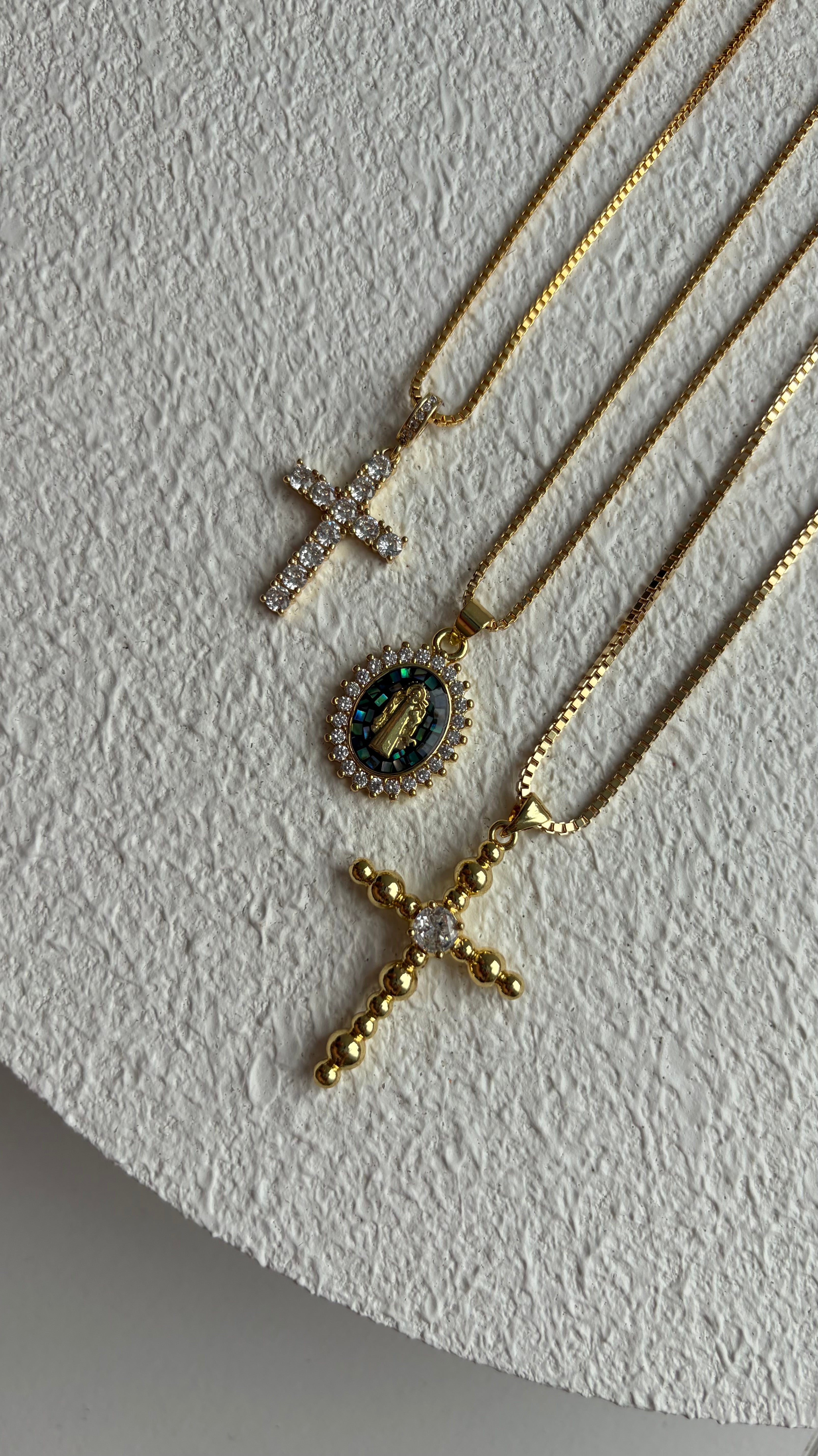 Vela Cross Necklace