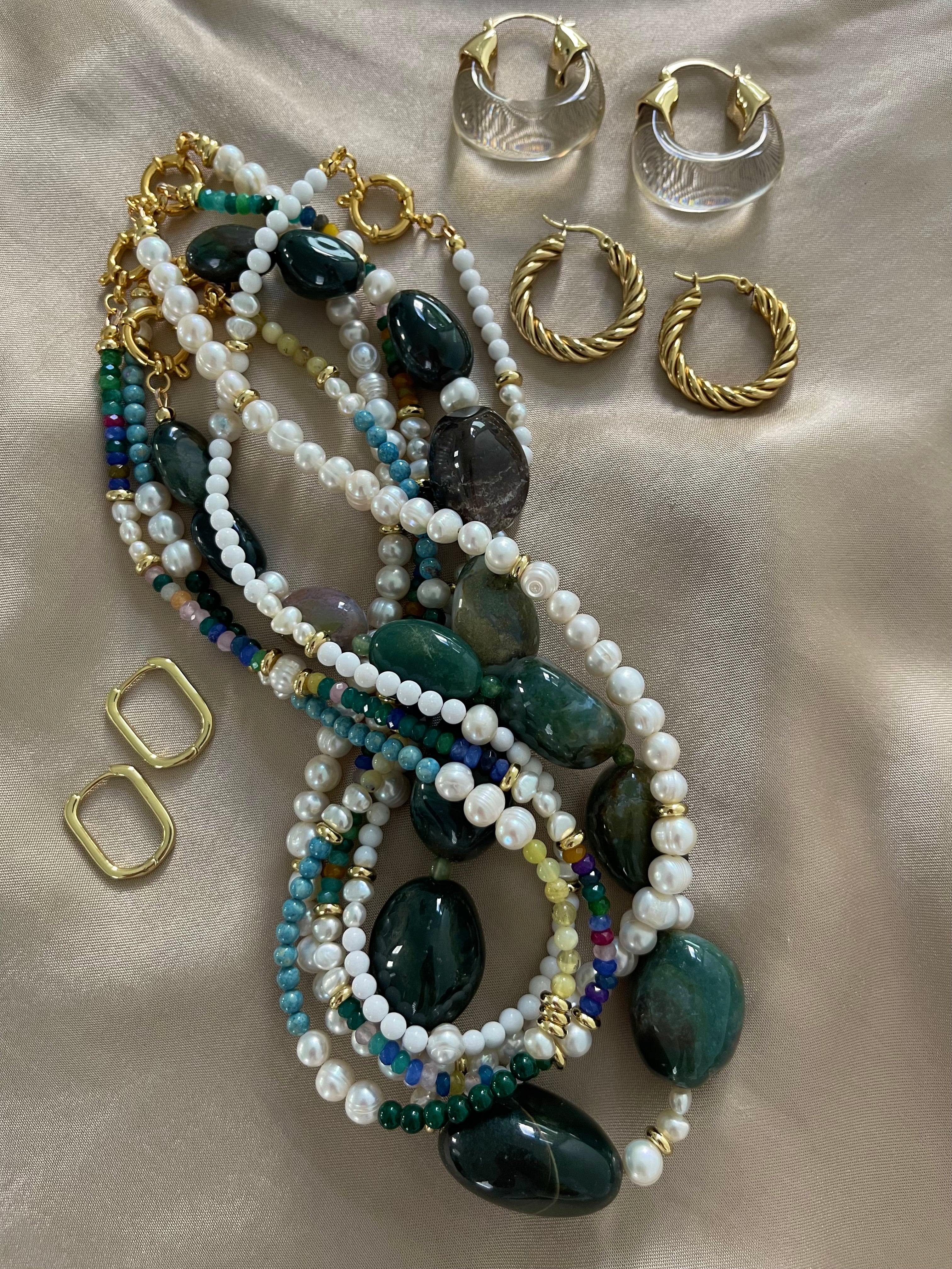 Green Chunky Necklace
