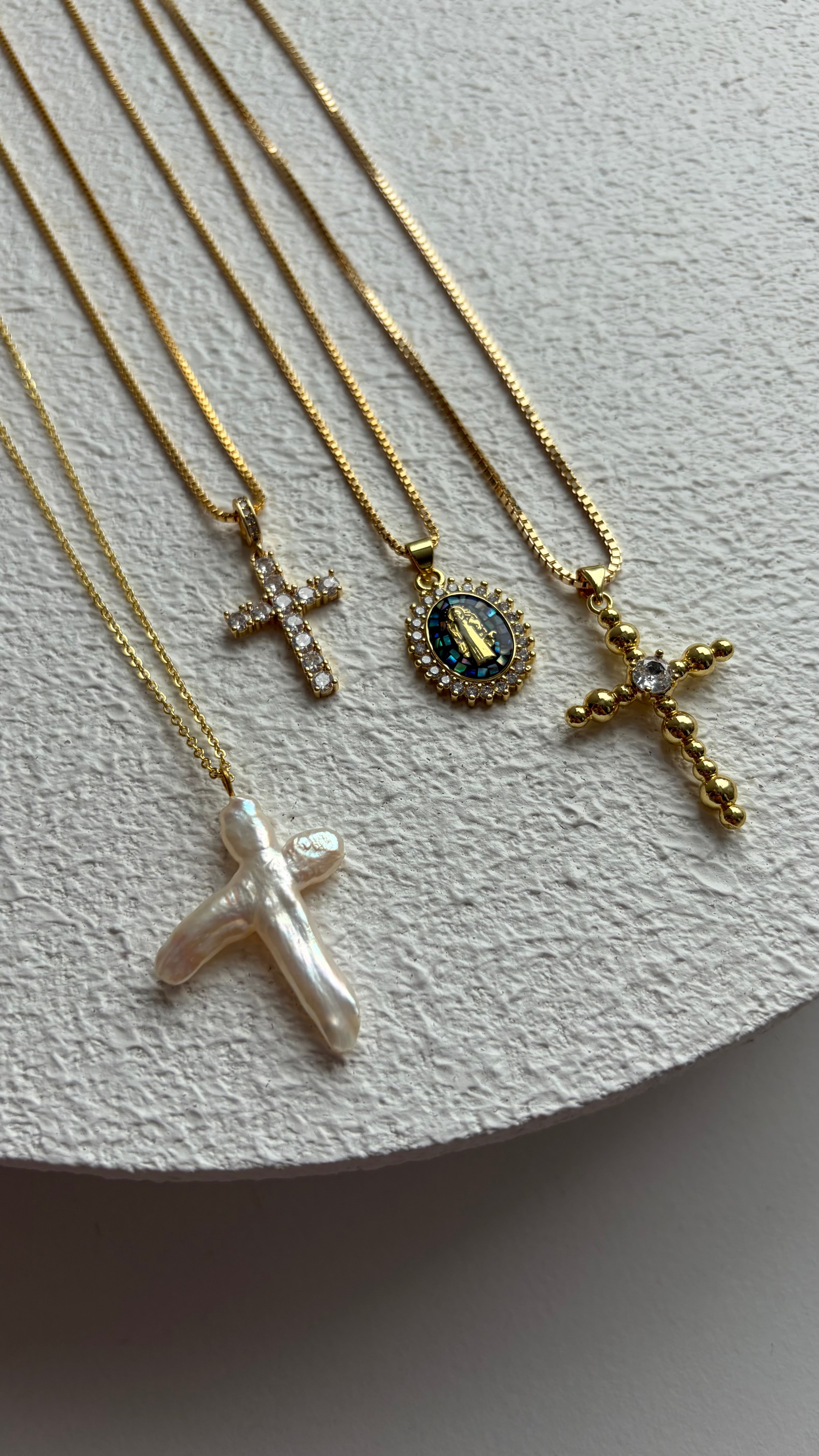 Vela Cross Necklace